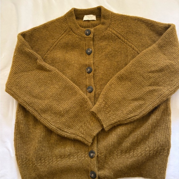 Sezane Othello Cardigan in olive green XL - Picture 5 of 5
